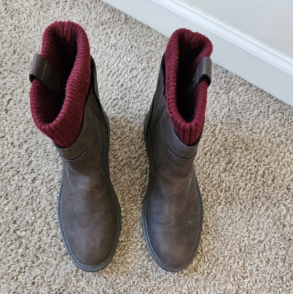 Tommy Hilfiger Sweater Cuff Rugby 2 Boots Size 8.5 - Picture 5 of 7
